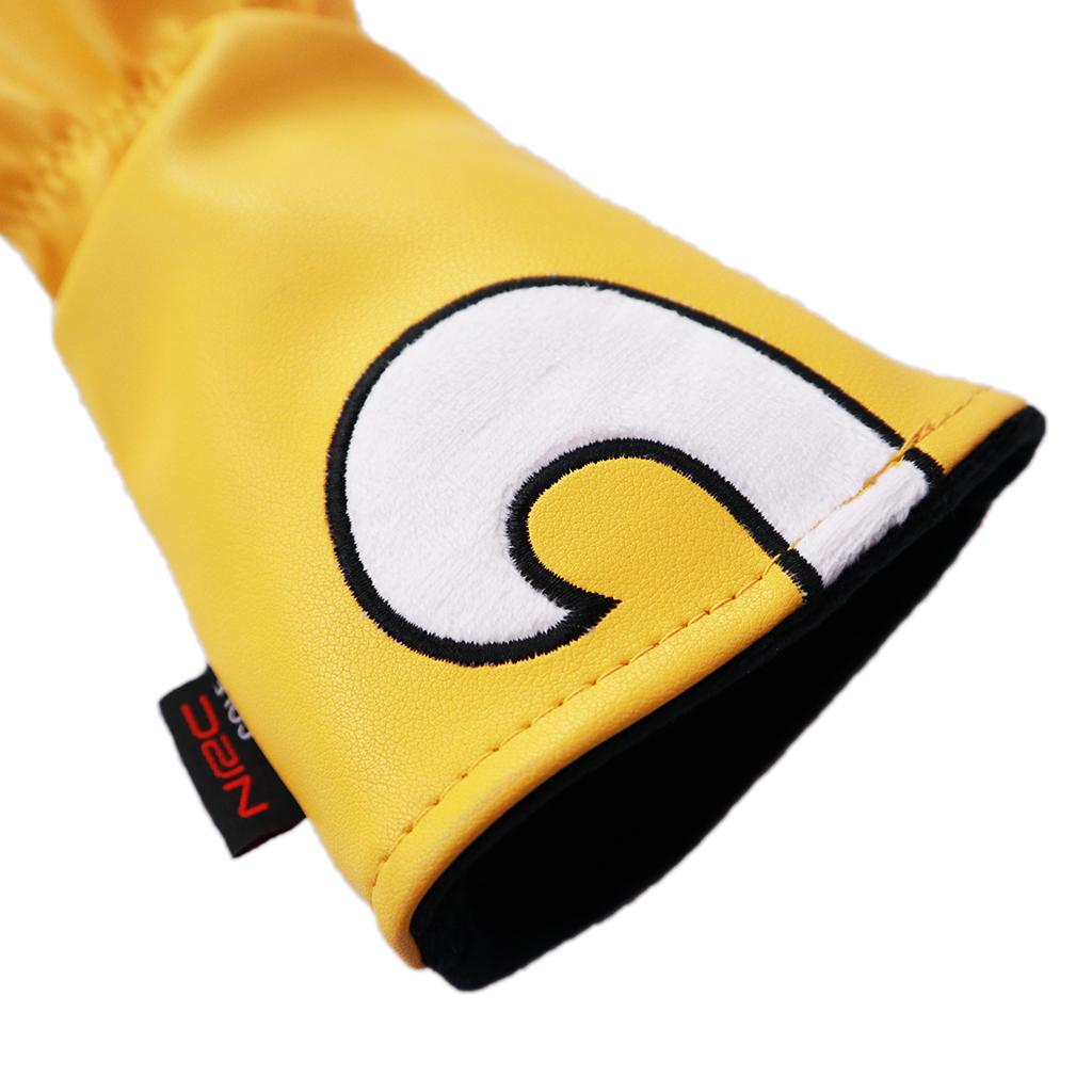 4x Golf Wood Head Covers No. 1 3 5 UT Driver Headcover Cute AKITA Dog Club Cover