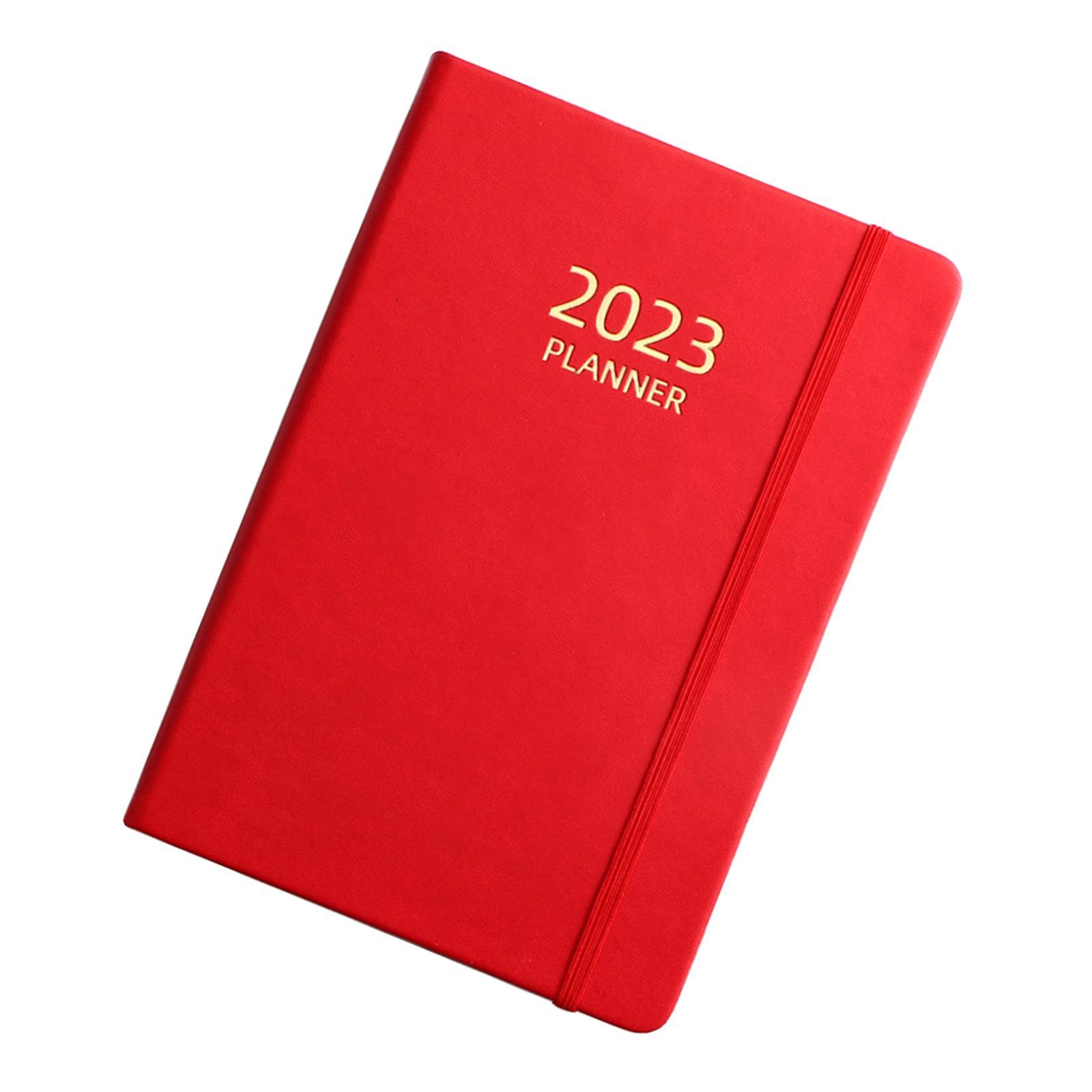 2023 Weekly Planner, Daily Writing Journal 180 Sheets 360 Pages Goal Habit Schedule Monthly Calendar Planner A5 Diary Notebook, for Supplies