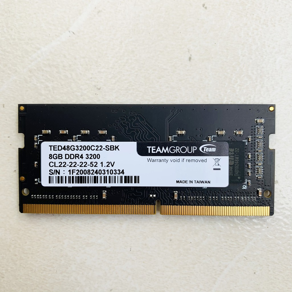 Ram Laptop Team 8GB Elite DDR4 3200Mhz - Hàng chính hãng NetworkHub phân phối