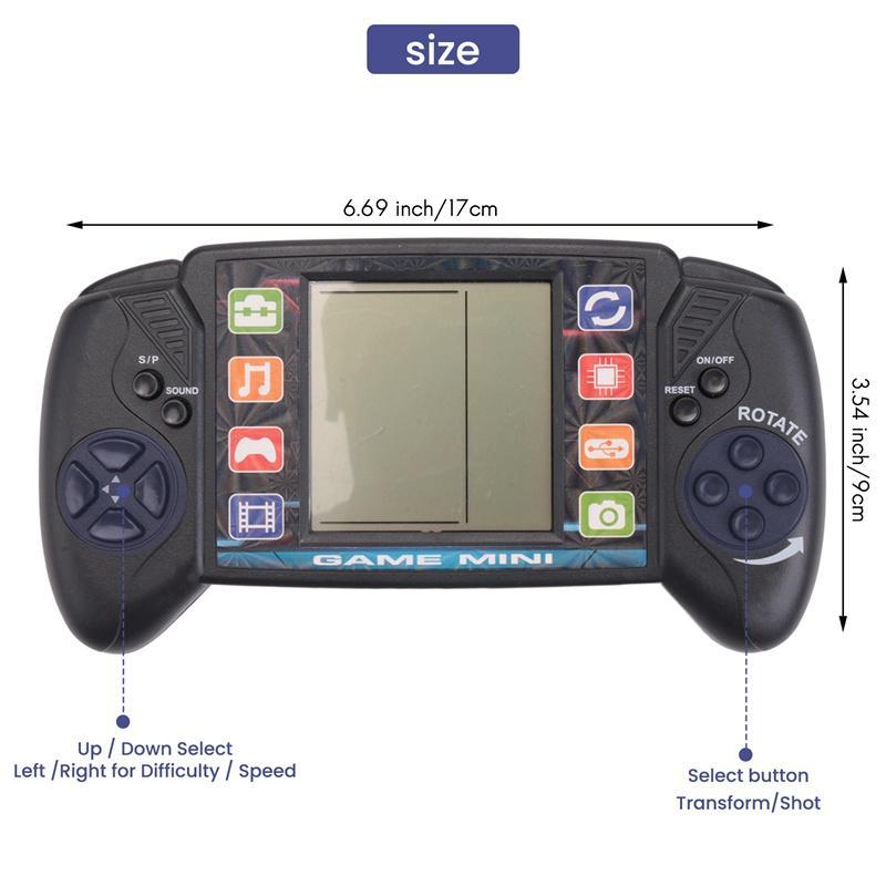 Máy Chơi Game Cầm Tay Mini Màn Hình LCD 3.5Inch Tích Hợp 23 + 26 Trò Chơi