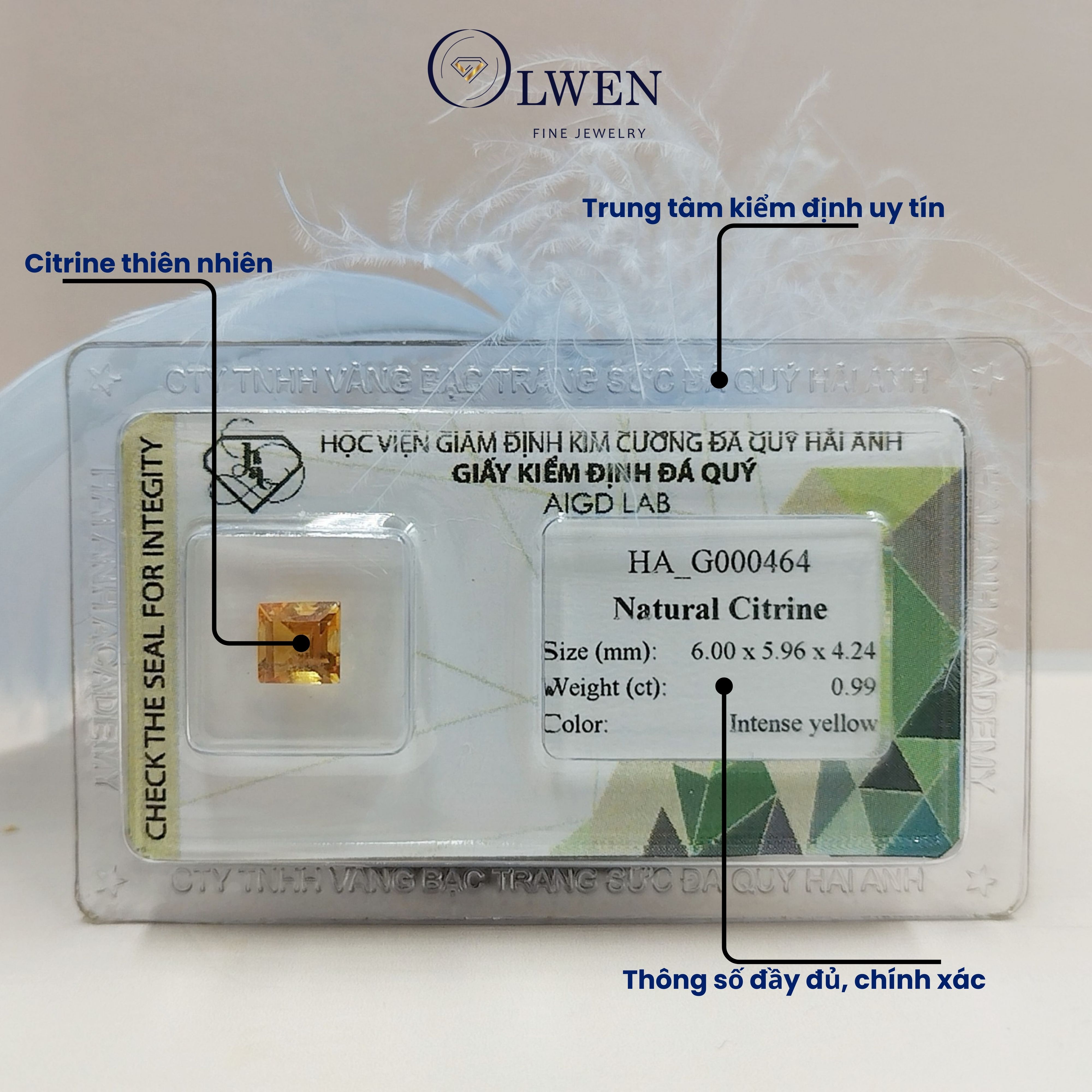 Viên đá thạch anh vàng thiên nhiên_HA-G000464