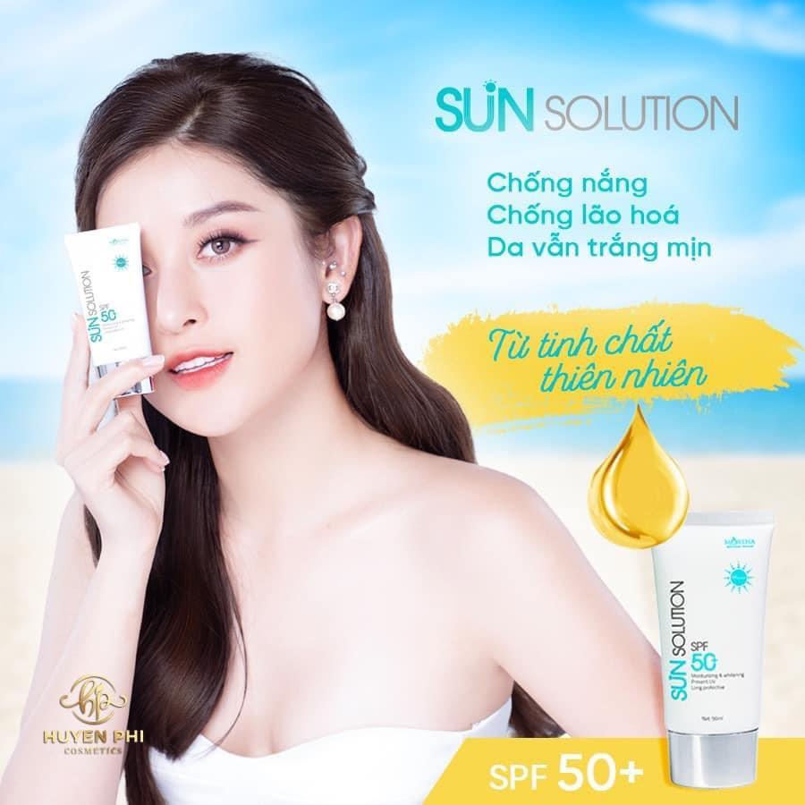 Kem Chống Nắng Huyền Phi 50ml SPF50PA+ tác dụng chống nắng dưỡng ẩm trắng da