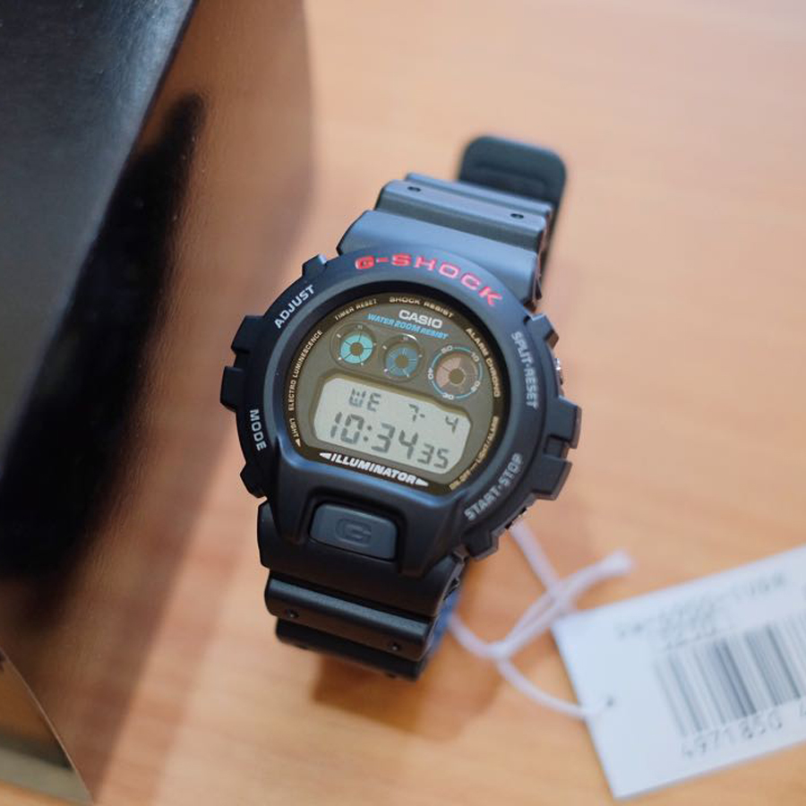 Đồng hồ nam dây nhựa Casio G-Shock chính hãng DW-6900-1VDR