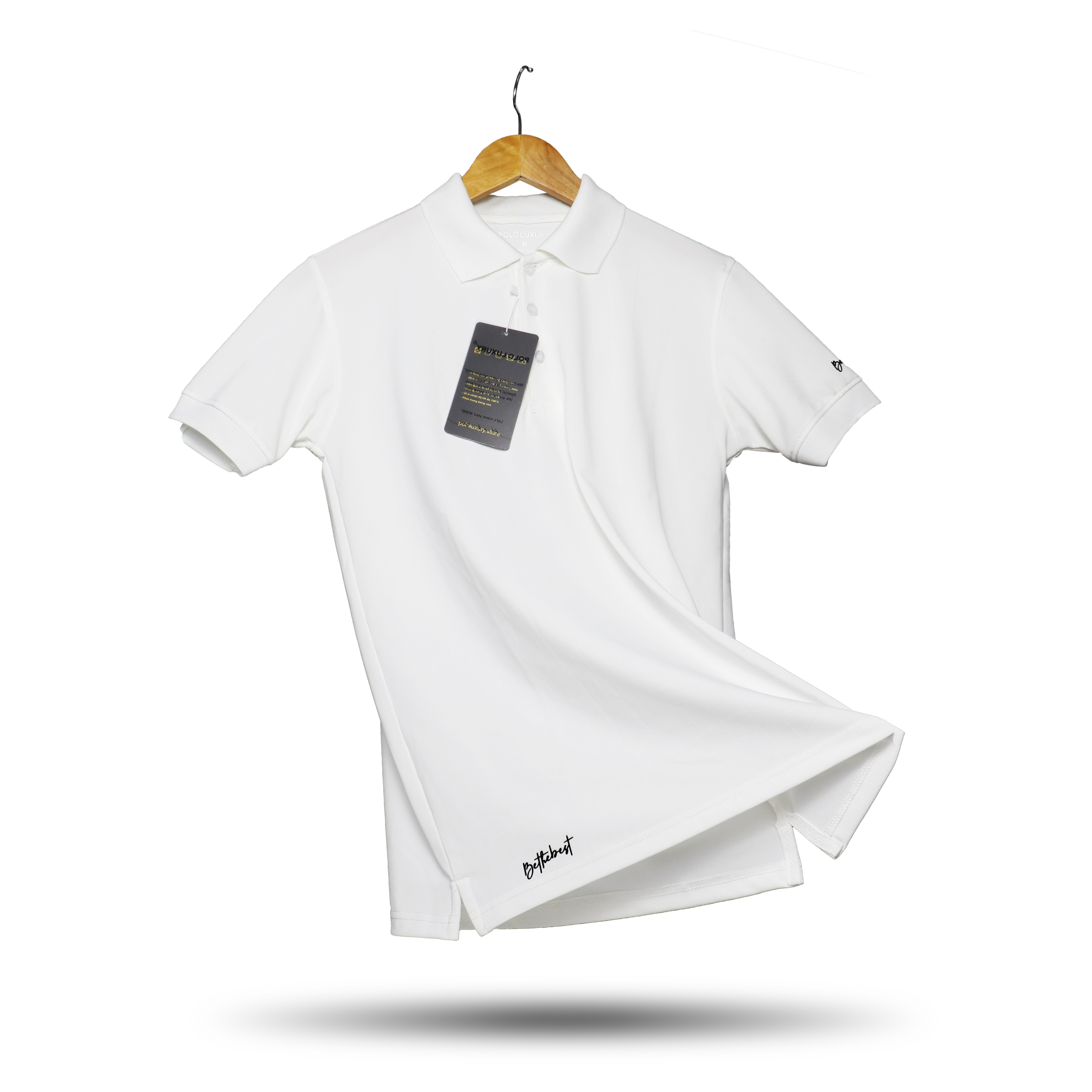 Áo Thun Polo Có Cổ Nam Ngắn Tay Cổ Bẻ Màu Trắng, Đen Trơn Basic Form Chuẩn Cao Cấp Big Sport