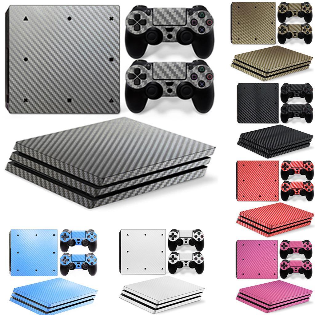 Console and Wireless Controller Skin Set Protector Cover for PS4 PRO