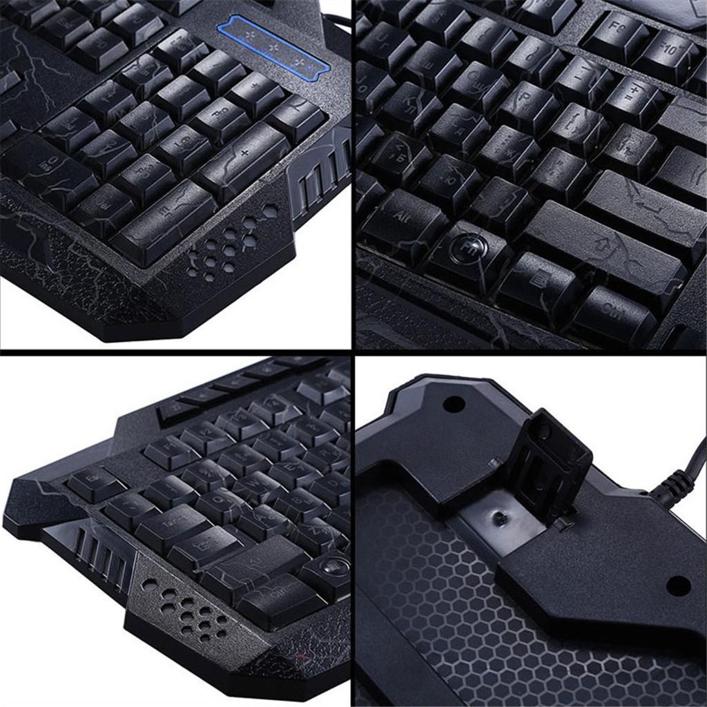 114 Sensitive Keys, 10 Multimedia Keys Keyboard for Working or Gaming