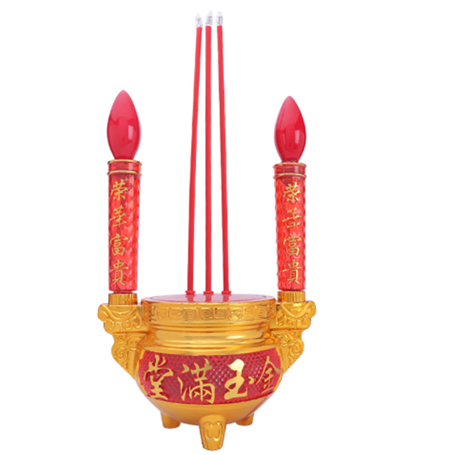 Dành cho Lư Hương Điện Tròn NGUYÊN BỘ 36cm đầy đủ LeD - thờ cúng