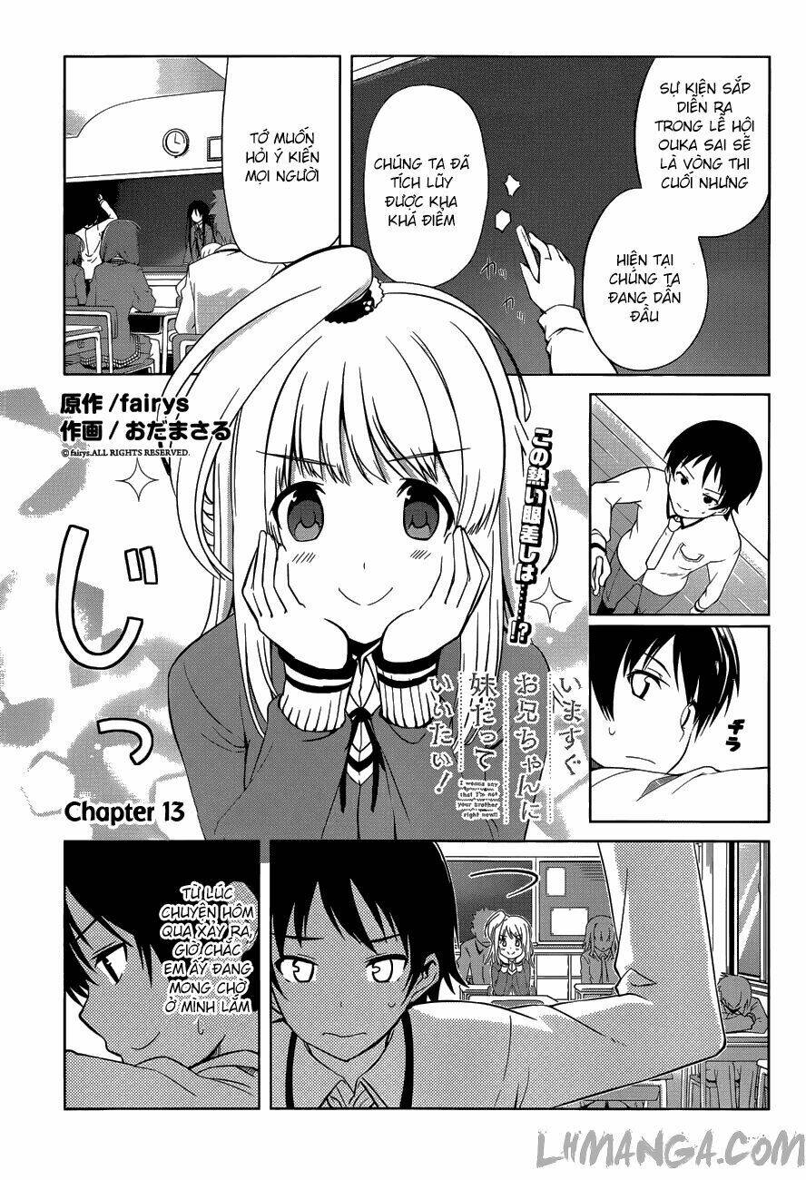 imasugu oniichan ni imouto datte iitai chapter 13 2