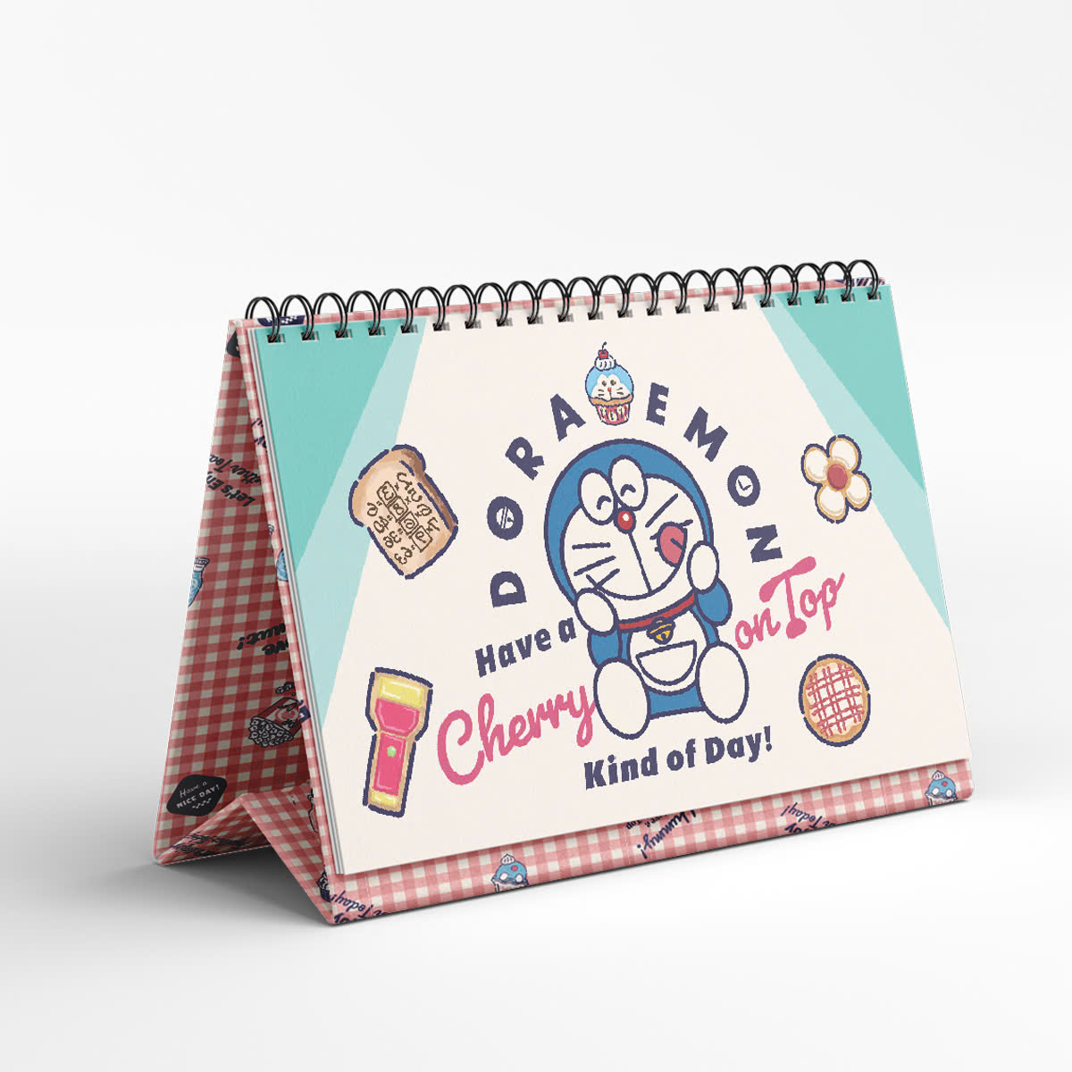 Lịch để  bàn  Doraemon 2025 (Tặng kèm 01 Bảng Sticker)