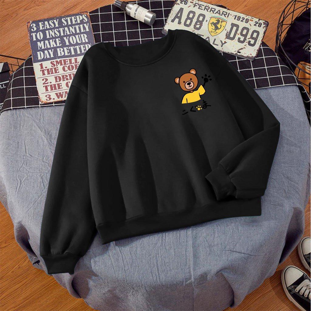 ÁO SWEATER IN GẤU DỄ THƯƠNG