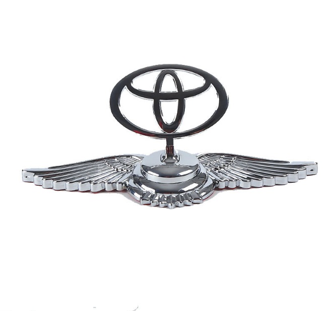 Logo cánh chim nổi 3D dán capo xe ô tô