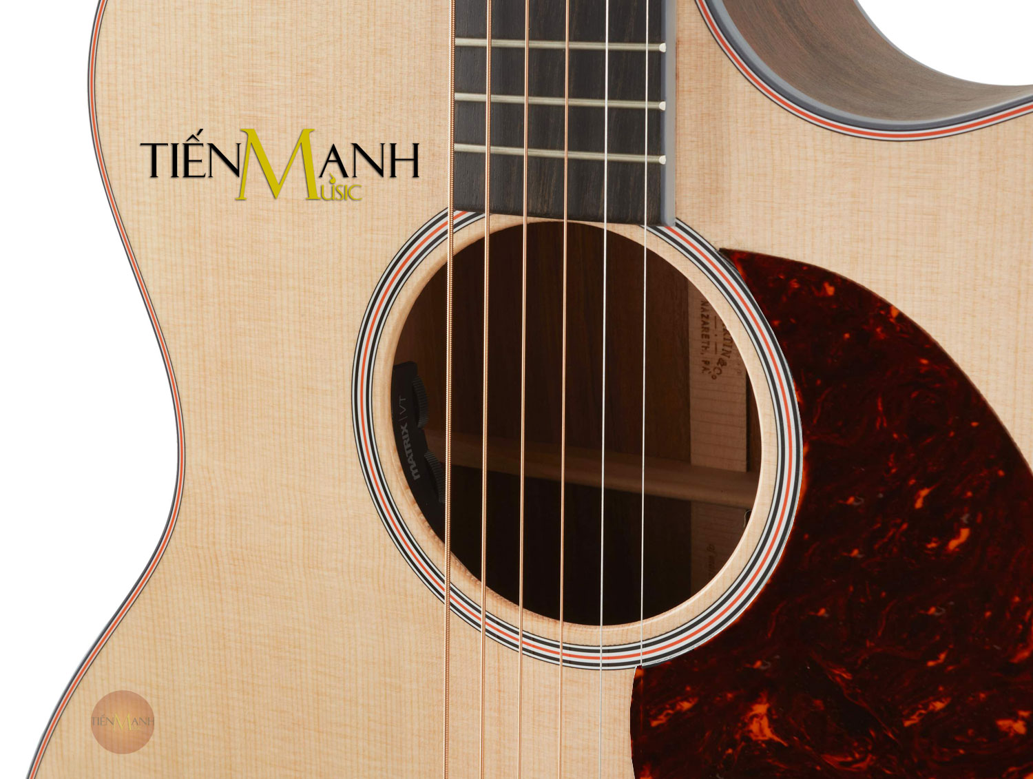 [Có EQ] Đàn Guitar Acoustic Martin GPC-16E Gỗ Rosewood 16 Series GPC16 Hàng Chính Hãng - Kèm Bao Đựng, Móng Gẩy DreamMaker GPC16E