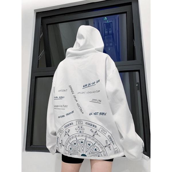Áo jacket form rộng CINDER local brand (Jacket Trống Đồng), áo hoodie zip nam nữ unisex đẹp