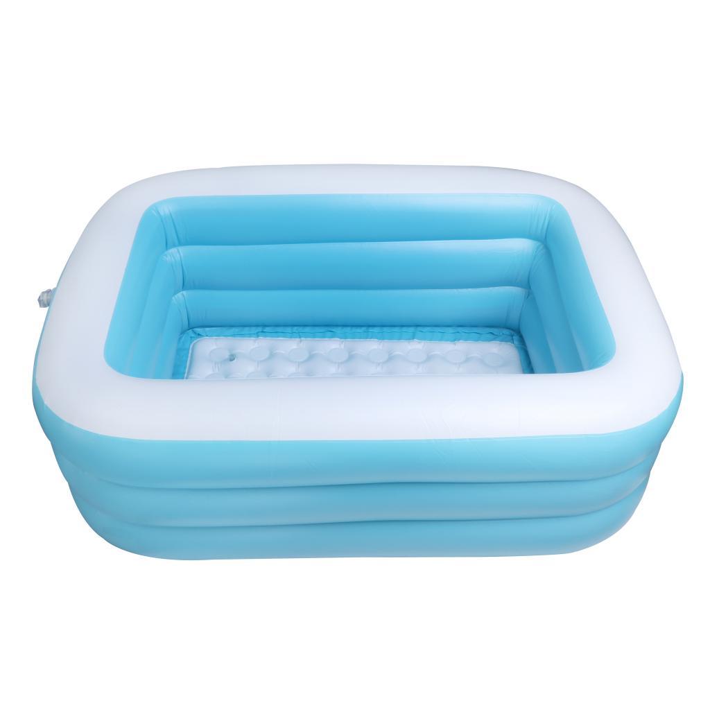 Inflatable Swimming Pool Outdoor Family Inflatable Pool with Swimming Ring Boat