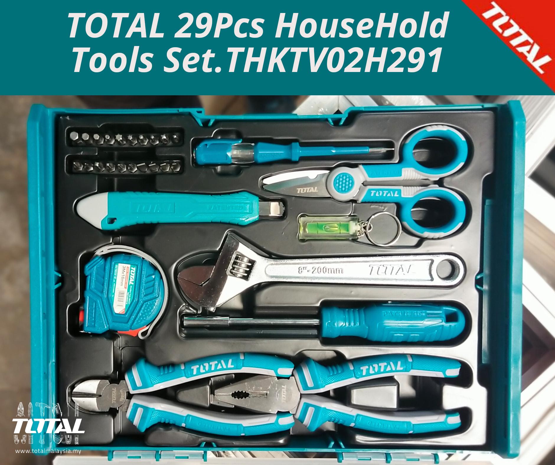 BỘ ĐỒ NGHỀ GIA DỤNG 29 TOTAL THKTV02H291 - HÀNG CHÍNH HÃNG