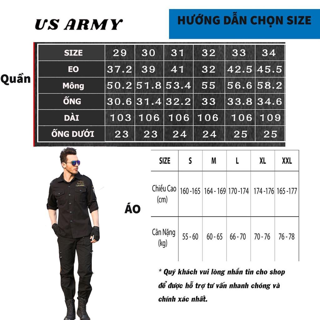 Bộ Quần Áo Lính Mỹ US ARMY Kaki cap cấp - Quần Áo Túi Hộp Nam Phong Cách Lính Hàng Chính Hãng