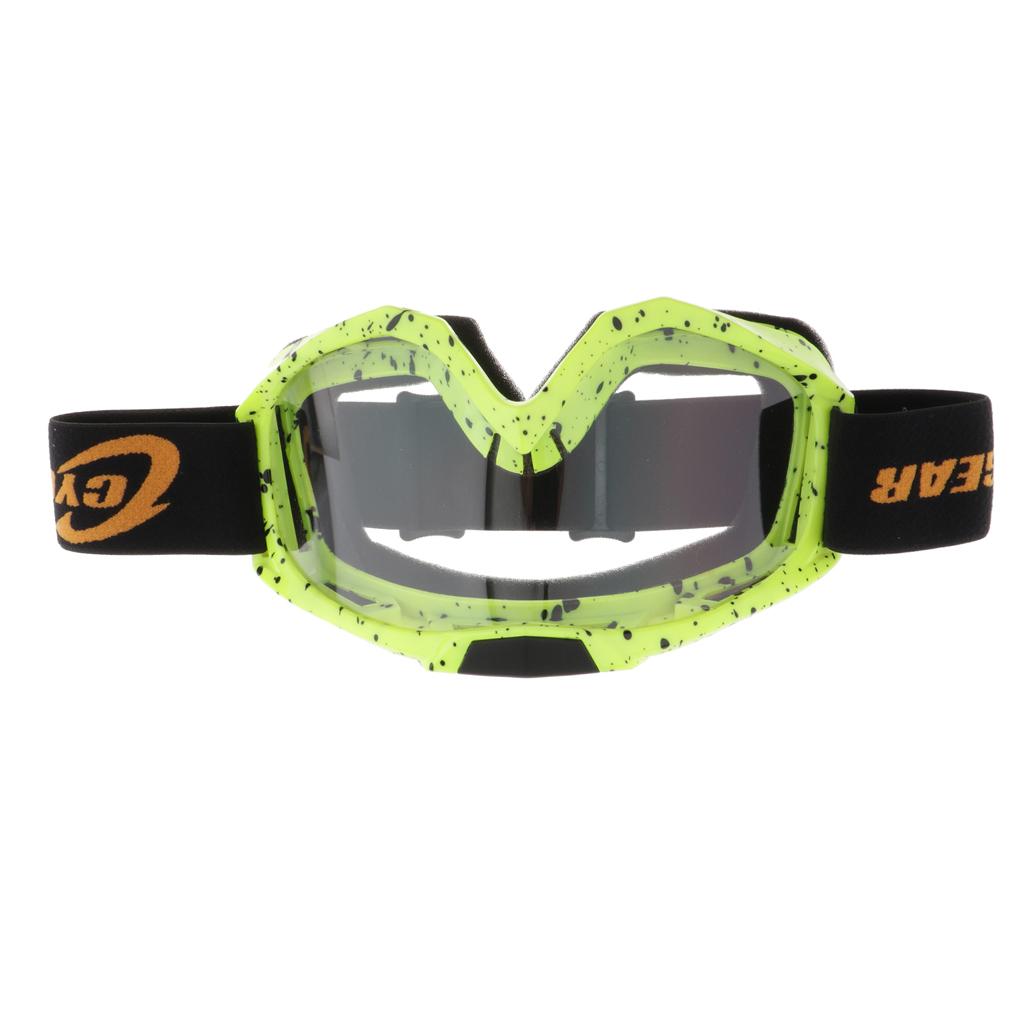 Motorcycle Riding Helmet Goggles, ATV Dirt Bike Racing Goggle Eyewear with Adjustable Headband for Men Women Adults' Cycling Skiing