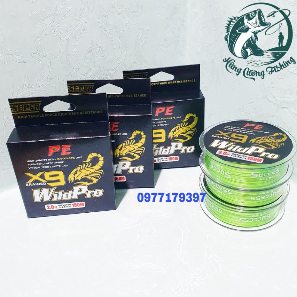 Dây dù PE Siêu Bền Câu Cá Dù x9 wild pro 150m Dây Câu Chất Lượng Dây Dù Câu Cá