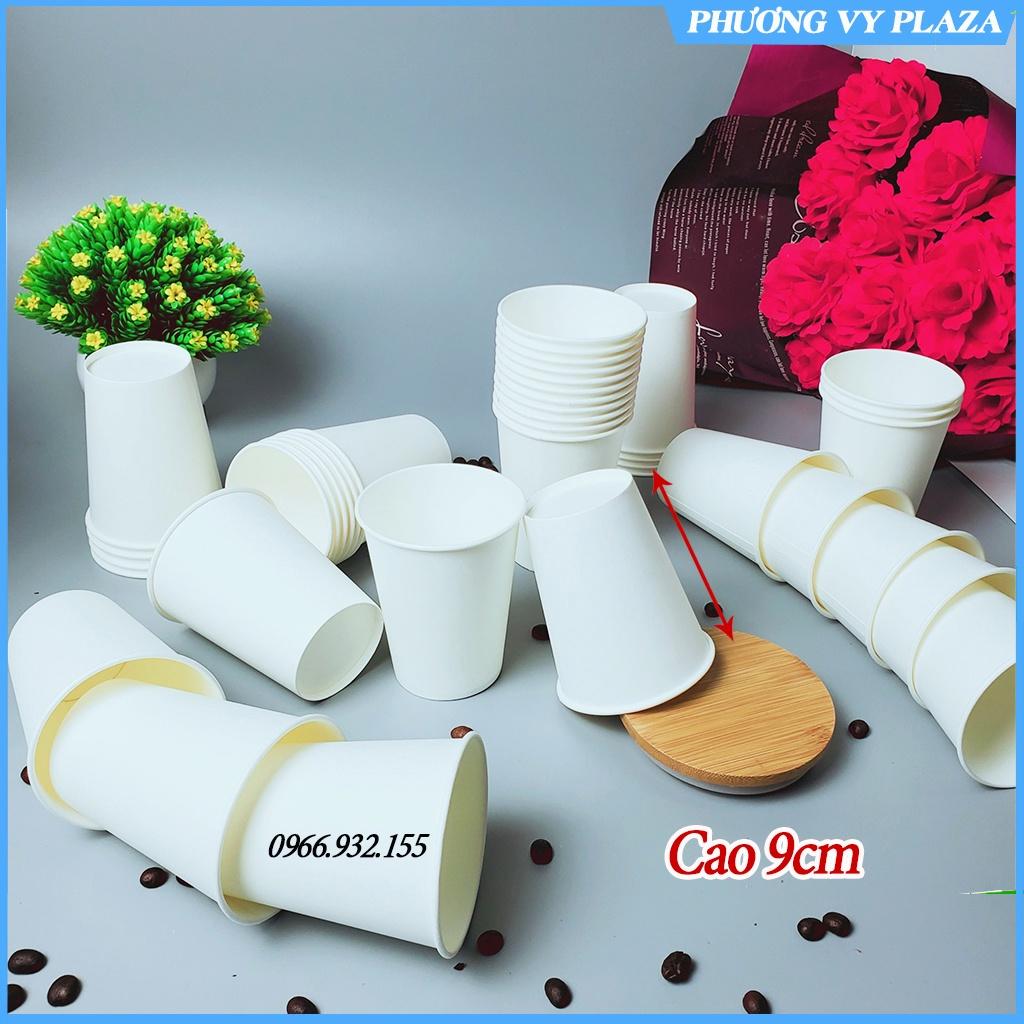 50 Chiếc cốc giấy 270ml ~ 9 OZ hàng cao cấp xuất khẩu Hàn Quốc