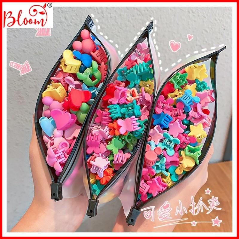 Set 50 Kẹp Tóc Càng Cua Mini Nhiều Màu Cho Bé Gái KEP50