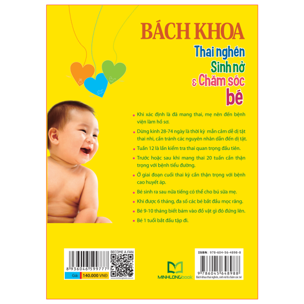 Sách - Bách Khoa Thai Nghén Sinh Nở Và Chăm Sóc Bé - Tái Bản (Minh Long Books)