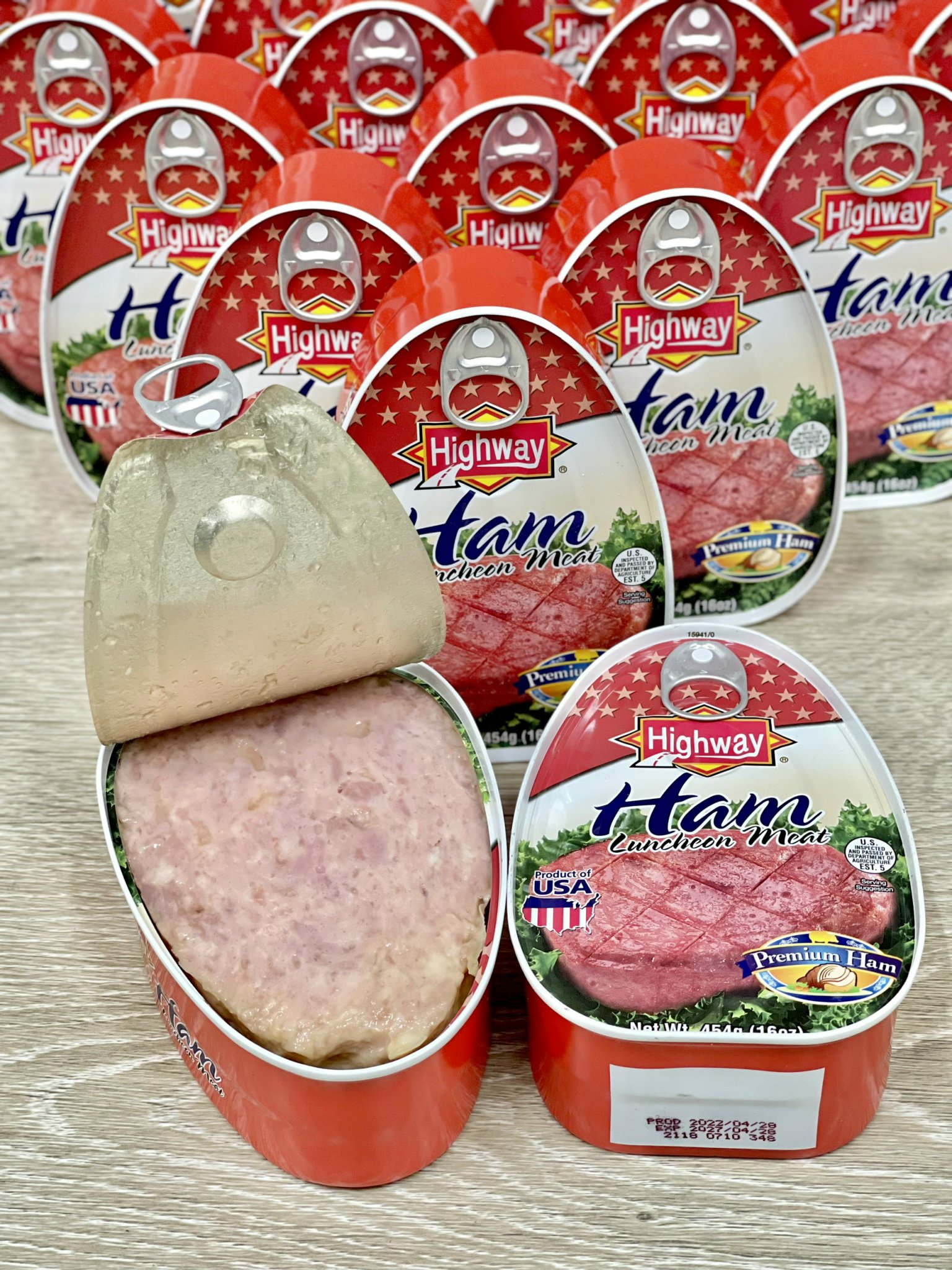 [Date 09/2028] Thịt hộp Ham HighWay Ham Luncheon Meat Mỹ 454g