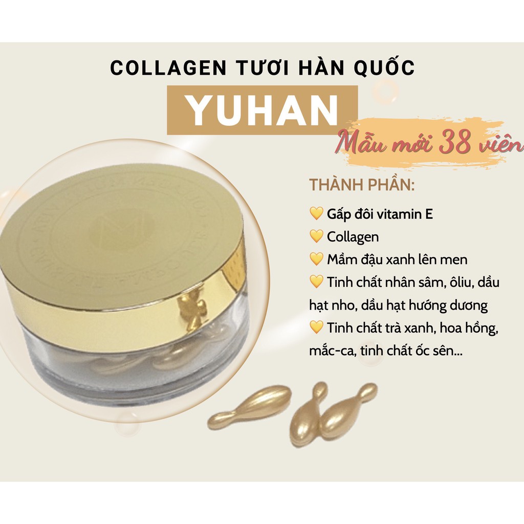 VIÊN COLLAGEN TƯƠI - AMMUD MULTI VITA AMPOULE HÀN QUỐC 38 viên
