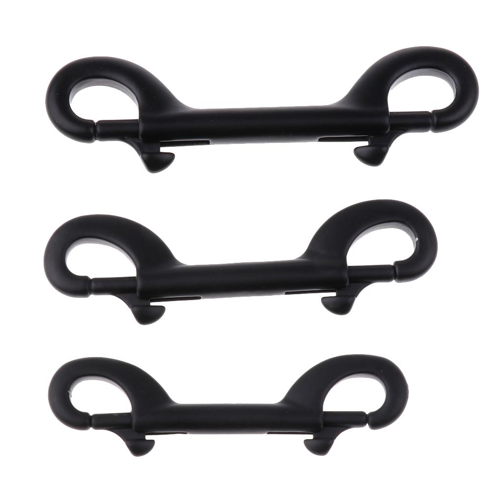 Scuba Diving Stainless Steel Double Ended Bolt Snap Buckle Metal Clip 90mm