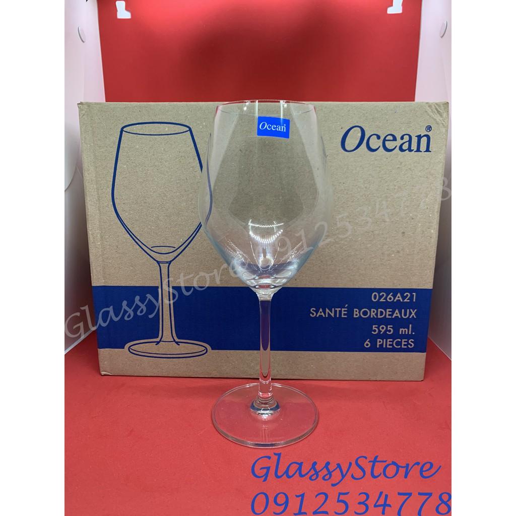 Ly rượu vang thủy tinh Ocean Santé Bordeaux 1026A21 - Hàng chính hãng