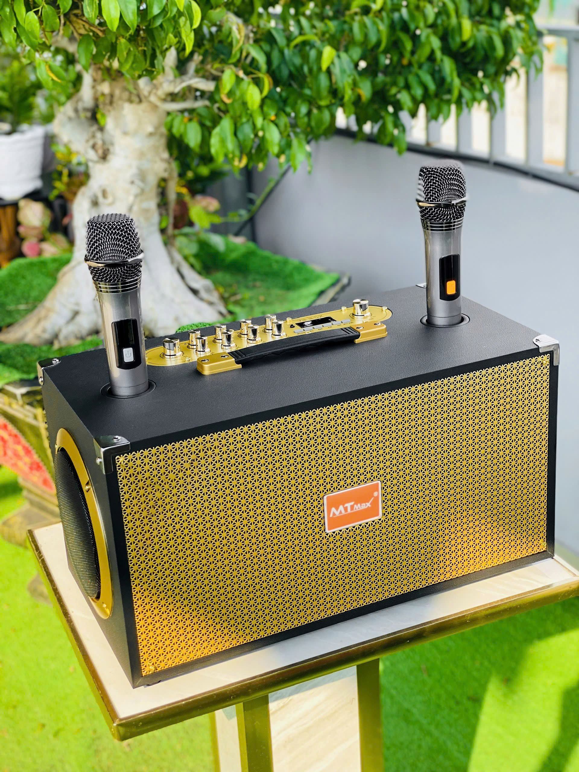 Loa Kéo Xách Tay Nhỏ Gọn Karaoke MT8888 – 400W, 2 Bass 16, Có Mic Không Dây, Giá Rẻ Âm Thanh Hay Mạnh Mẽ hàng nhập khẩu