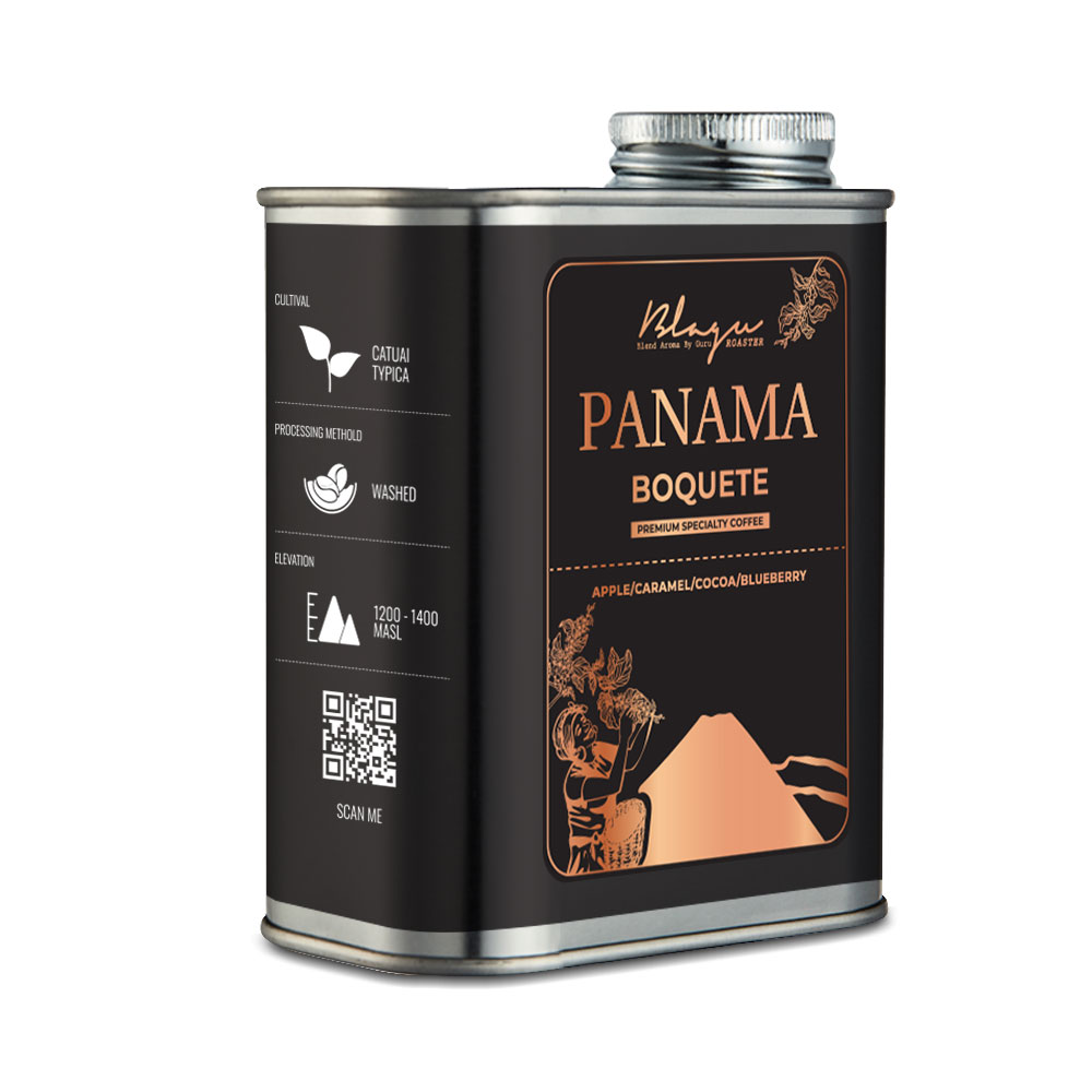 Cà Phê Blagu Hạt Đã Rang Panama Boquete - Medium - 250g