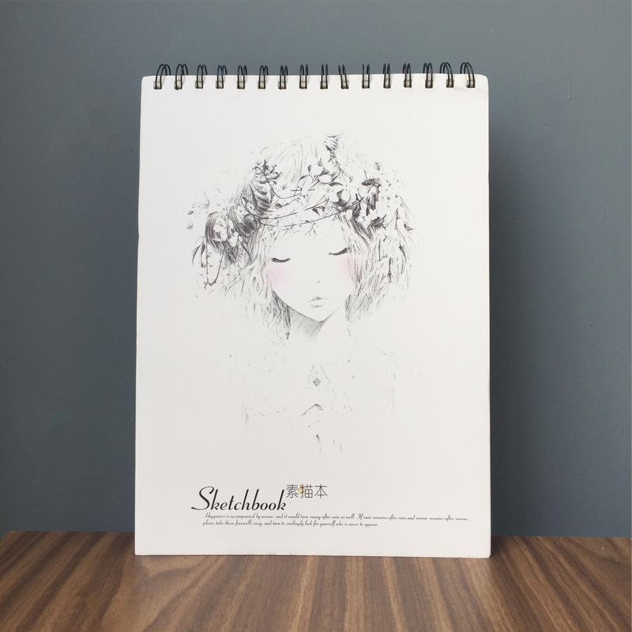 Sổ Ký Hoạ Gáy Lò Xo Cao Cấp A4 Sketchbook ( Sổ Vẽ)