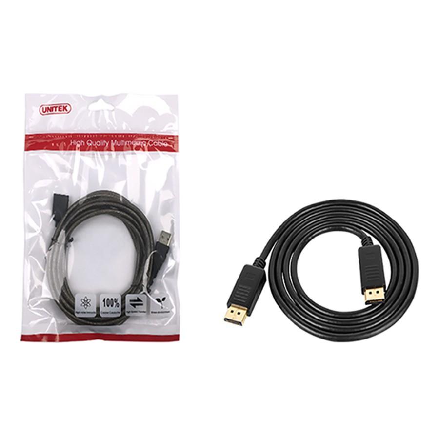 Hình ảnh CÁP DISPLAYPORT 4K - 5M UNITEK (Y-C 610BK) - HÀNG CHÍNH HÃNG