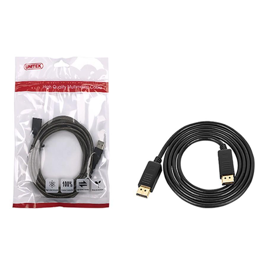 Cáp Displayport Unitek YC-608BK (2m) - HÀNG CHÍNH HÃNG