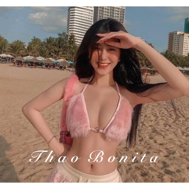 Áo Bikini hồng siêu cute GIAO HOẢ TỐC HCM