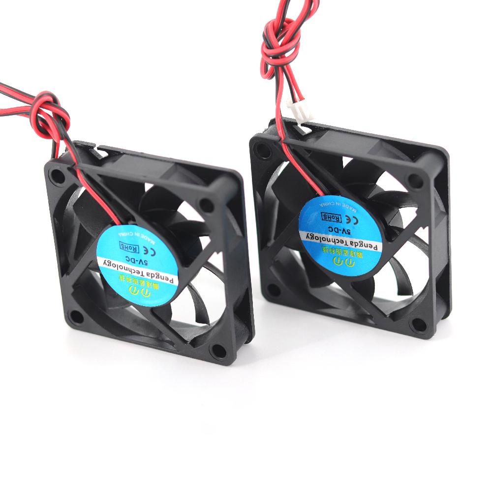 3d quạt máy in 6015 2 chân 60mm 60x60x15mm 6cm quạt làm mát card đồ họa quạt DC 5V / 12V / 24V 6015 2P 1 cái