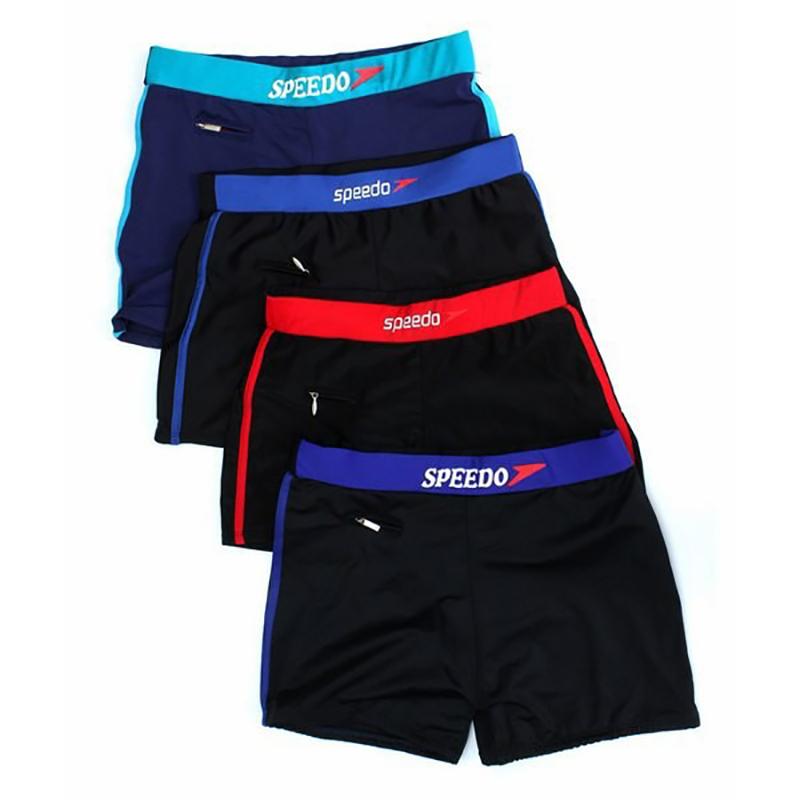 Quần bơi nam Speedo dạng đùi thun lạnh mềm mại co giãn 4 chiều thoải mái vận động phong cách thể thao đẹp mắt nam tính đi biển| QN004