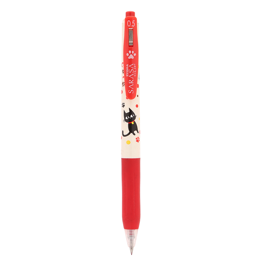 Viết Bi Gel Zebra Sarasa Cat Friends - Ngòi 0.5