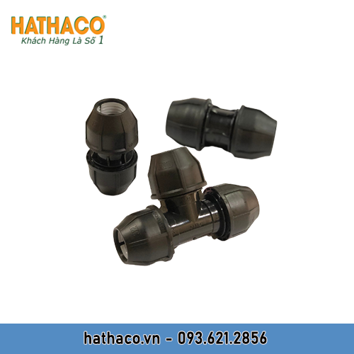 Combo 5 Măng Sông Tròn 40 PN10 HATHACO Dùng Nối Ống HDPE