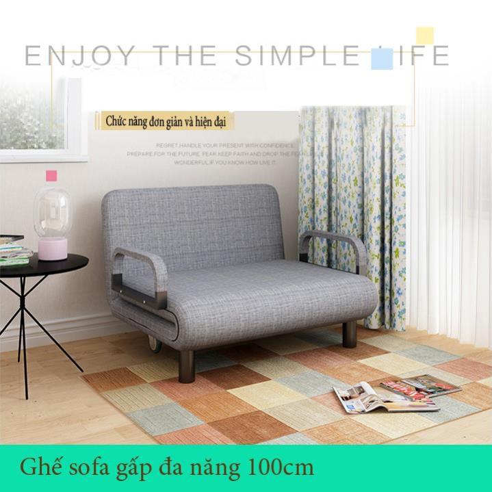 Ghế sofa giường 100cm , Giường sofa gấp , Sofa gấp đa năng