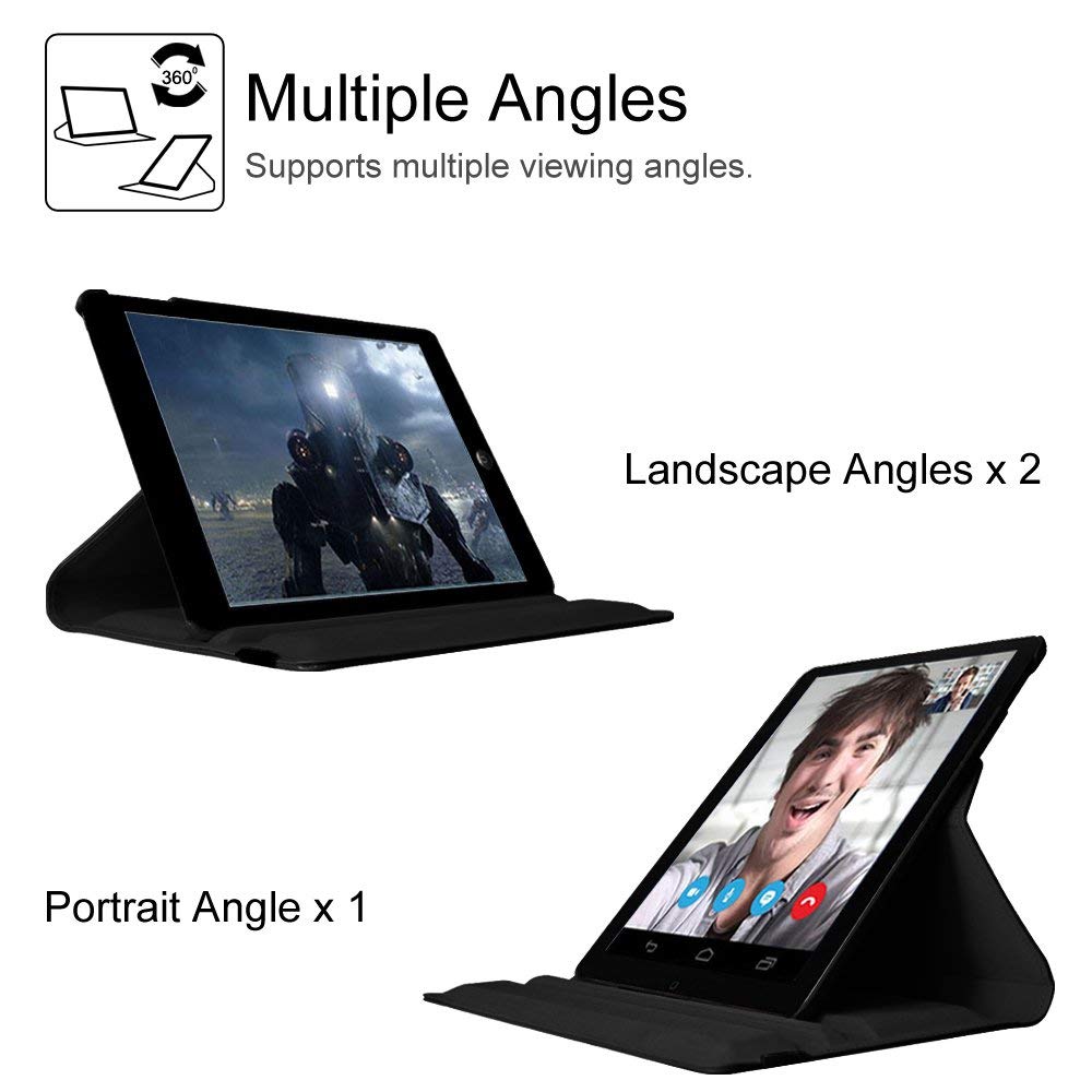 Bao da dành cho iPad Pro 12.9 xoay 360 độ chống bụi chấm thấm tiện lợi - Hàng nhập khẩu