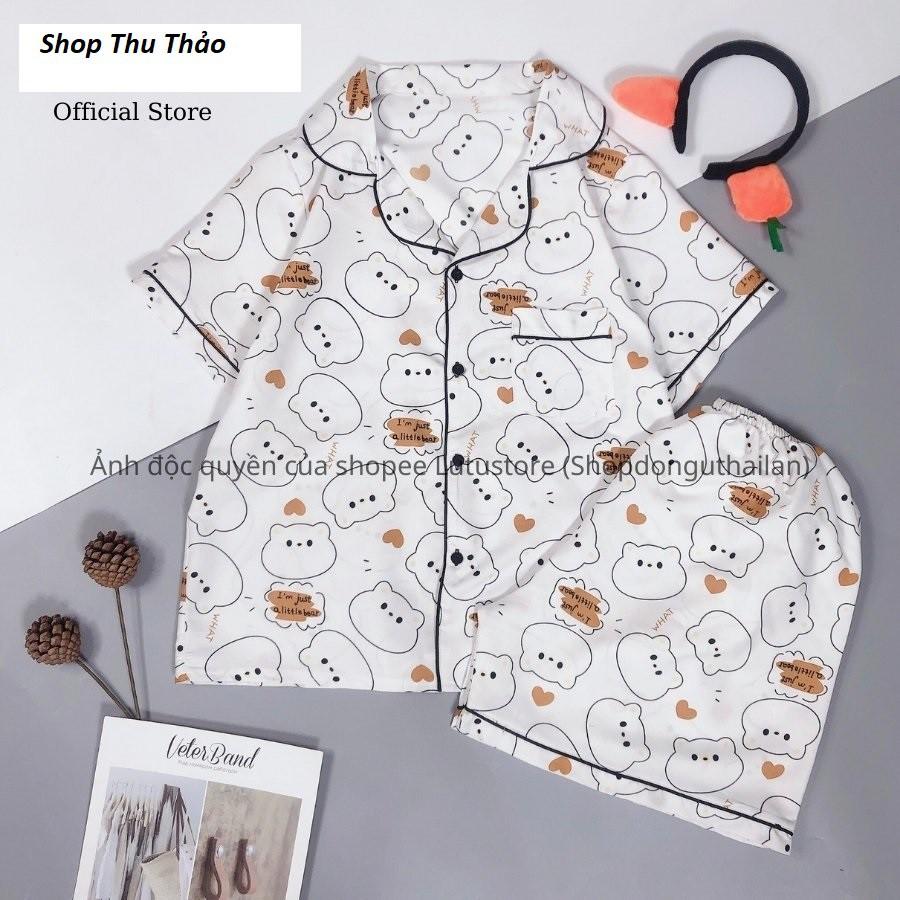 Bộ đồ mặc nhà pijama ngắn hot trend-Thu Thảo shop