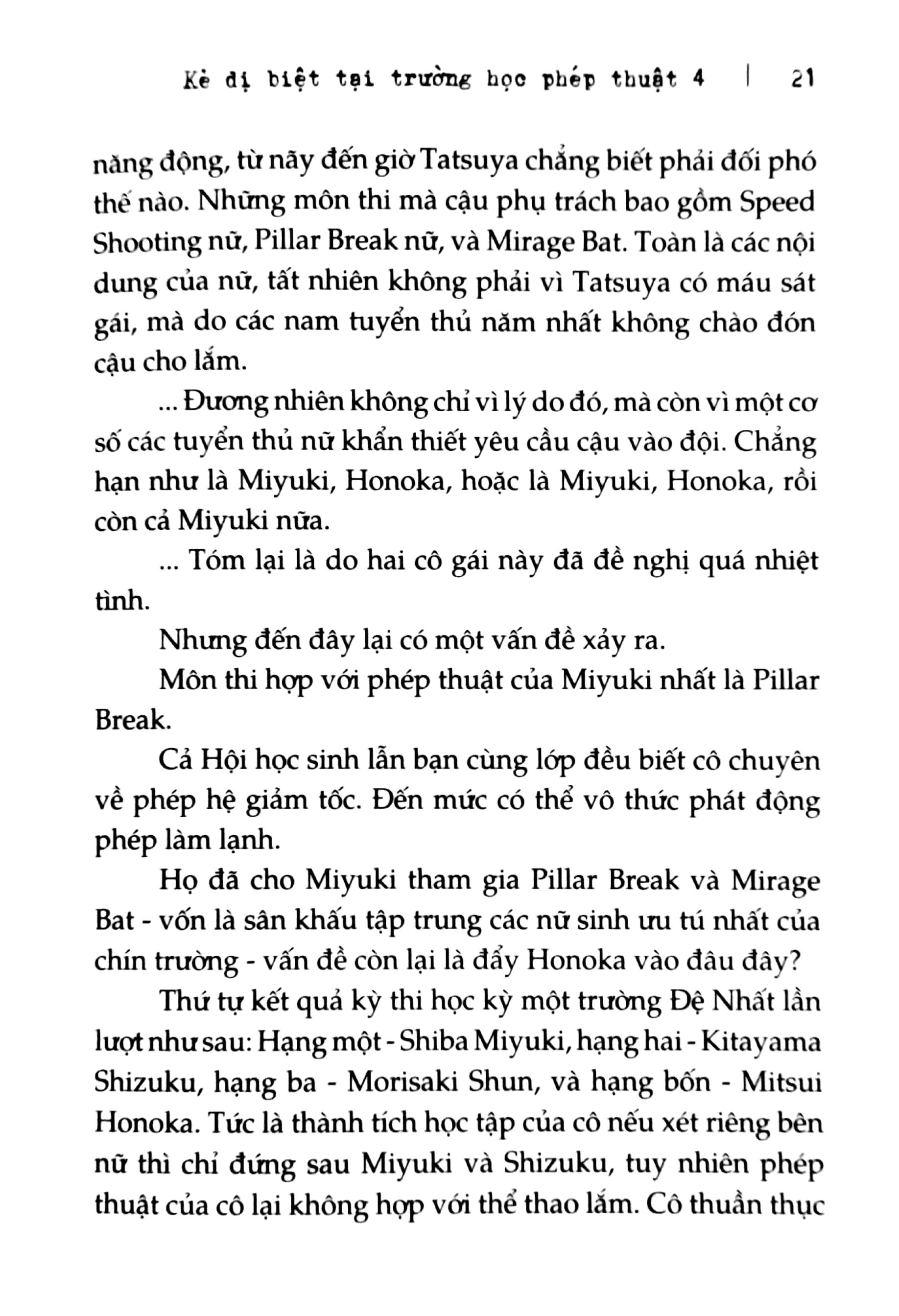 Sách Kẻ Dị Biệt Tại Trường Học Phép Thuật (Tập 4)