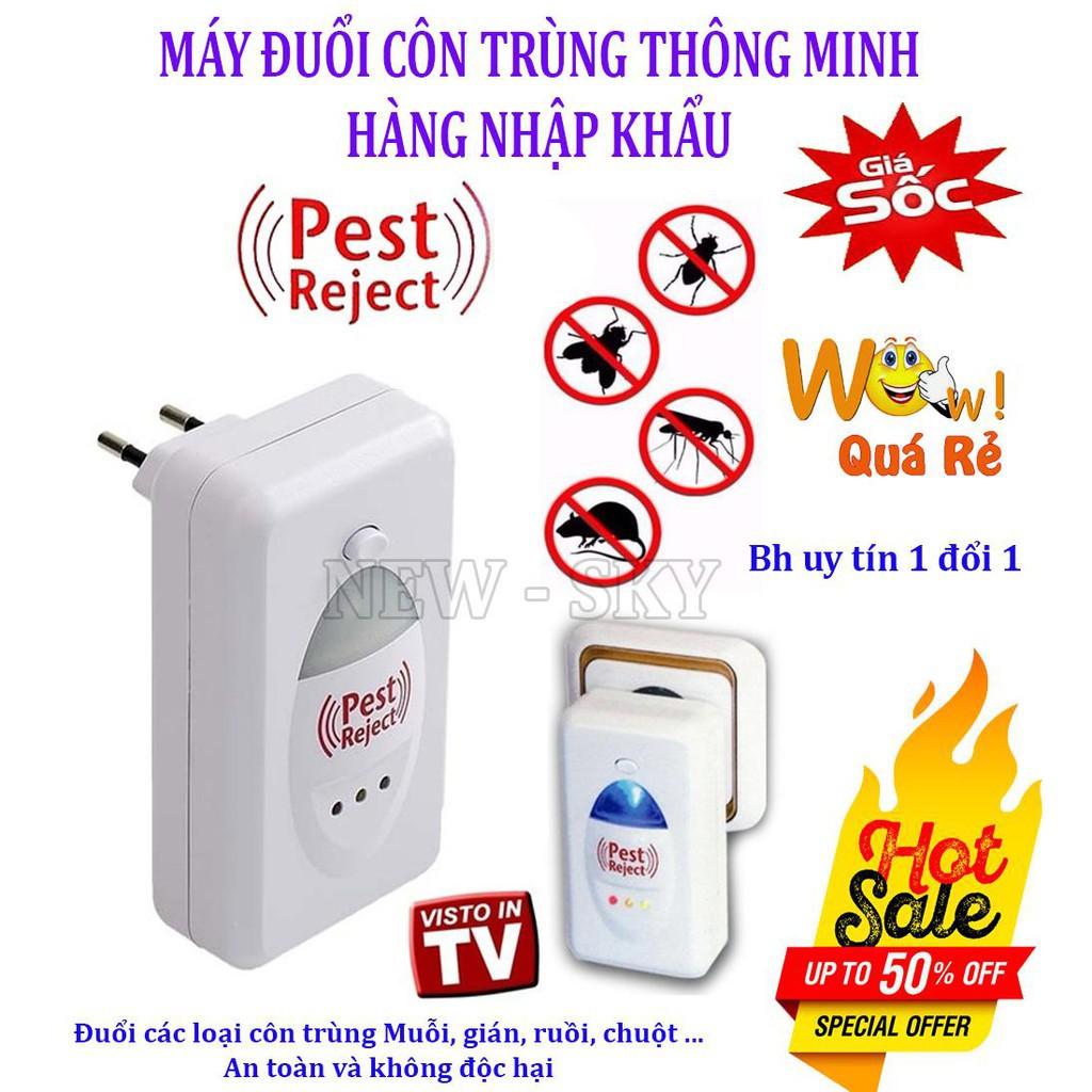 Máy Đuổi Chuột, Muỗi, Côn Trùng PEST REJECT Bằng Sóng Siêu Âm Không Sát Sinh