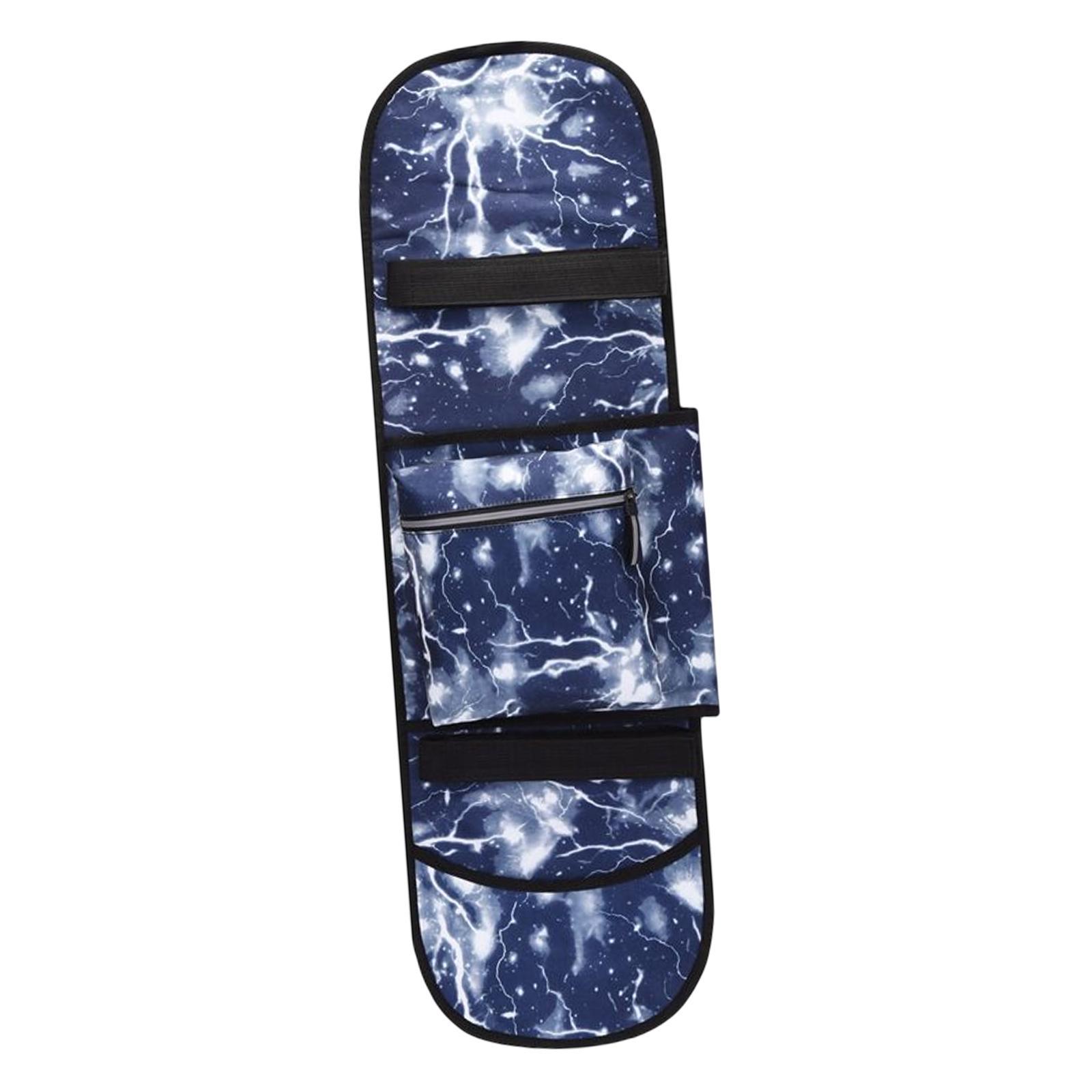 Oxford Skateboard Backpacks Bag Longboard Carry Case Water Resistant Outdoor