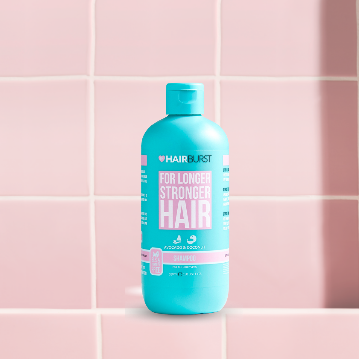 Dầu gội HAIRBURST kích thích mọc tóc dài hơn chắc khỏe hơn 350ml/chai