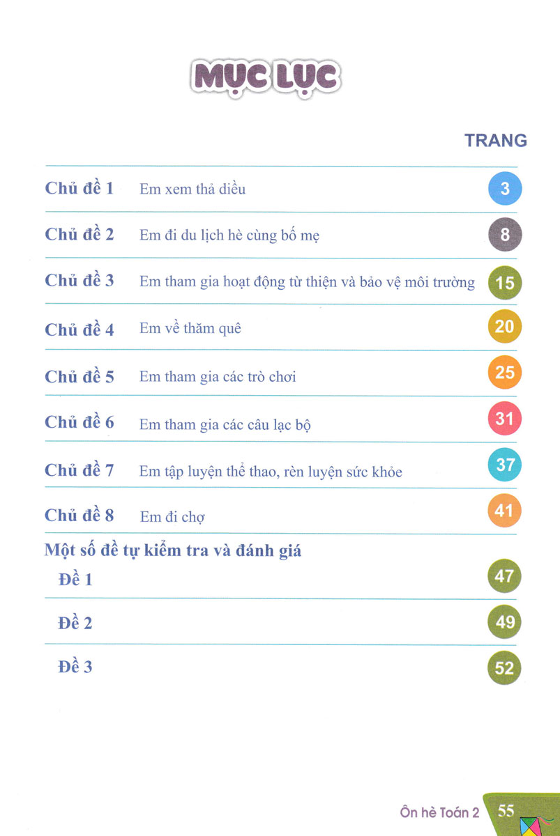 Ôn Hè Toán 2 - Cánh Diều