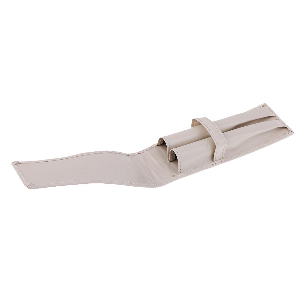 Pencil Case Leather Pouch Fountain Pen Holder for Pen Storage Pen Container Pen Pouch for 3 Pens