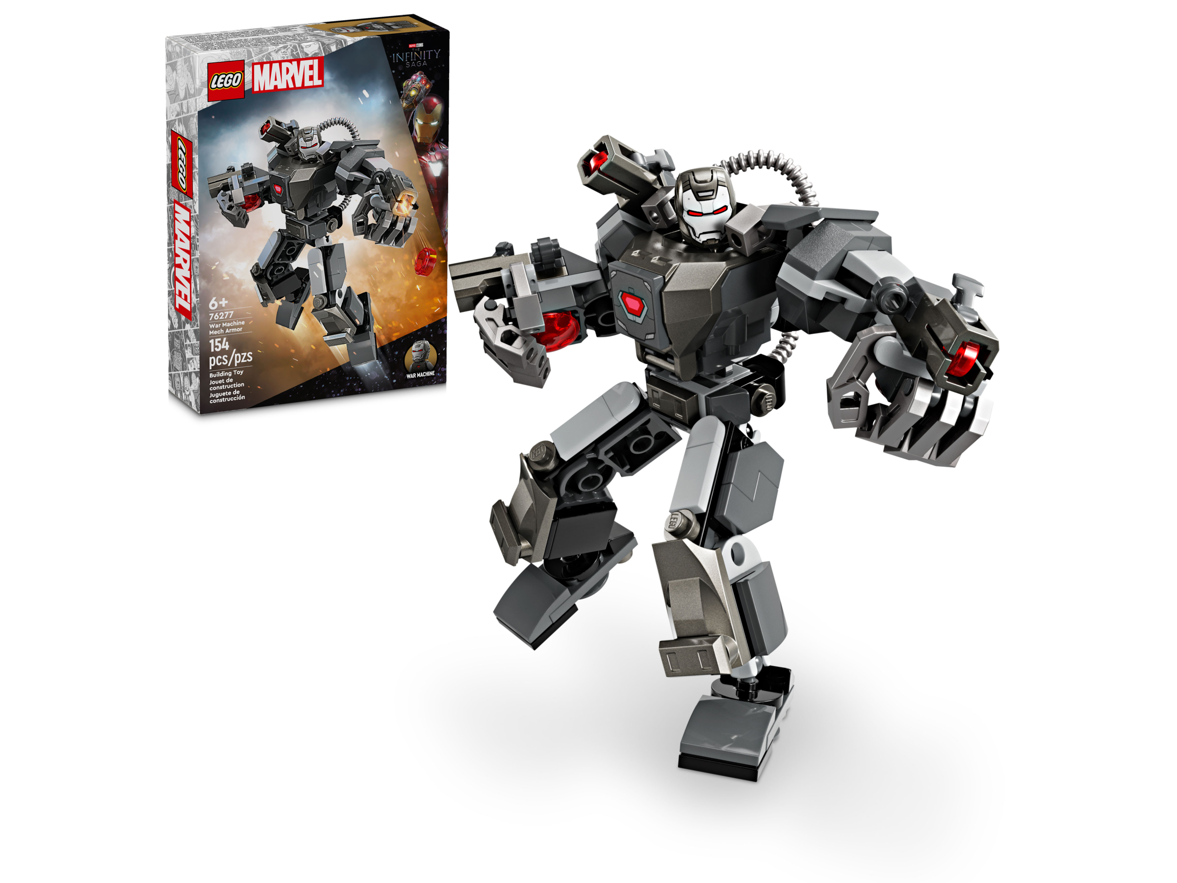 Đồ Chơi Lắp Ráp Chiến Giáp War Machine - War Machine Mech Armor - Lego Marvel 76277 (154 Mảnh Ghép)