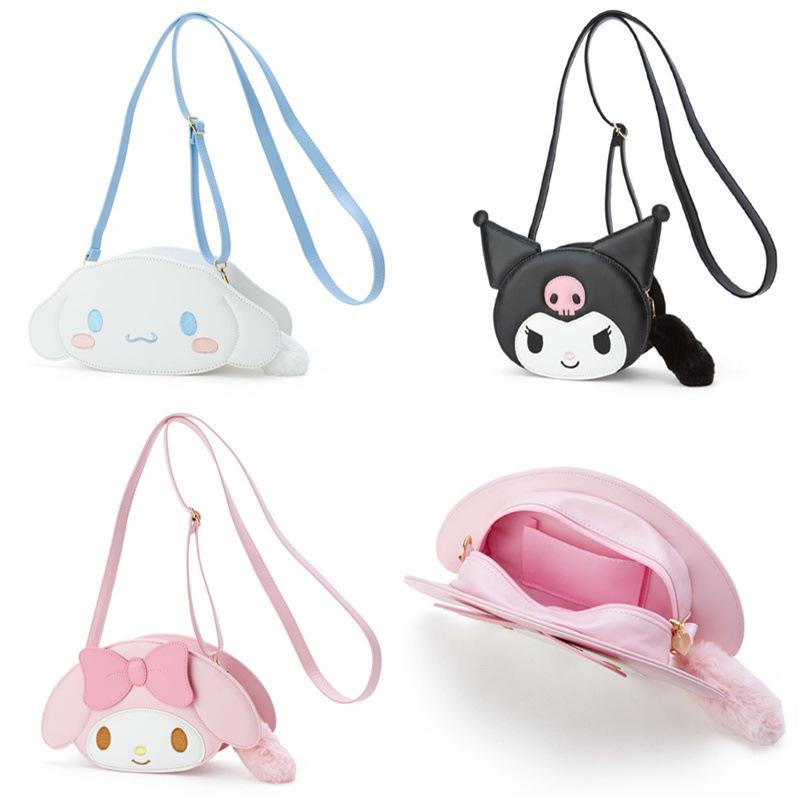 Sanrio Mới Gập Kiểu Hoạt Hình Túi Vai Giai Điệu Ba Chiều Hình Túi Xách